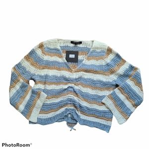 Marc New York knit sweater striped multi color new with tags size Large